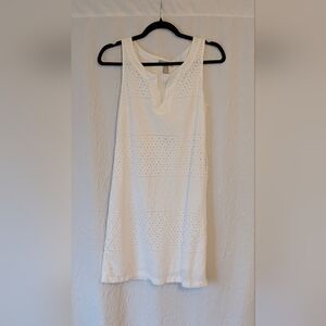 Banana Republic White Sleeveless Top